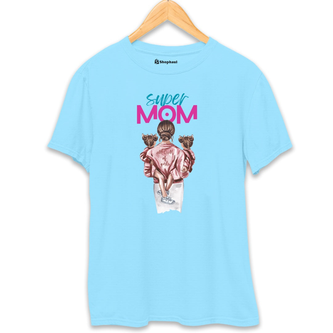 MOM of Girls T-Shirt The Shophaul