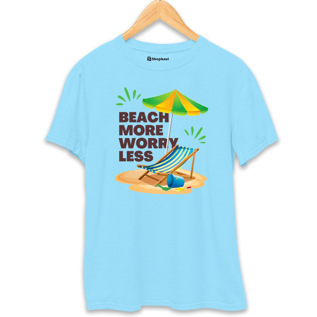 Beach More Worry Less T-Shirt The Shophaul