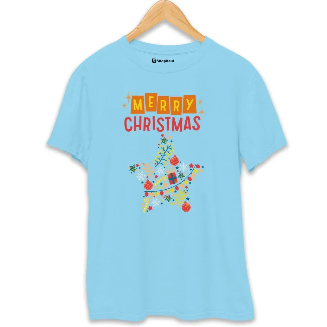 Merry Christmas Star T-Shirt