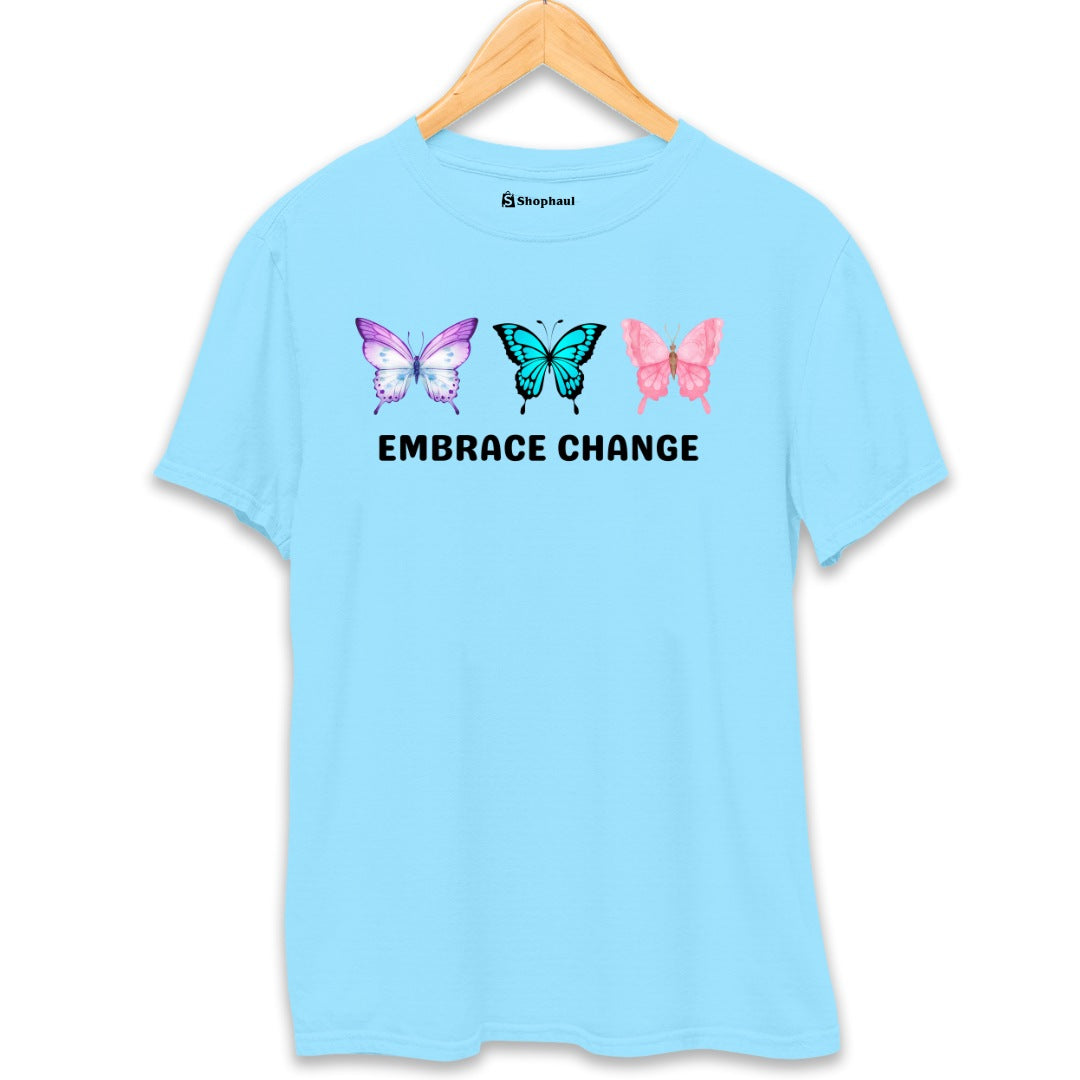 Embrace Change Butterfly T-Shirt The Shophaul