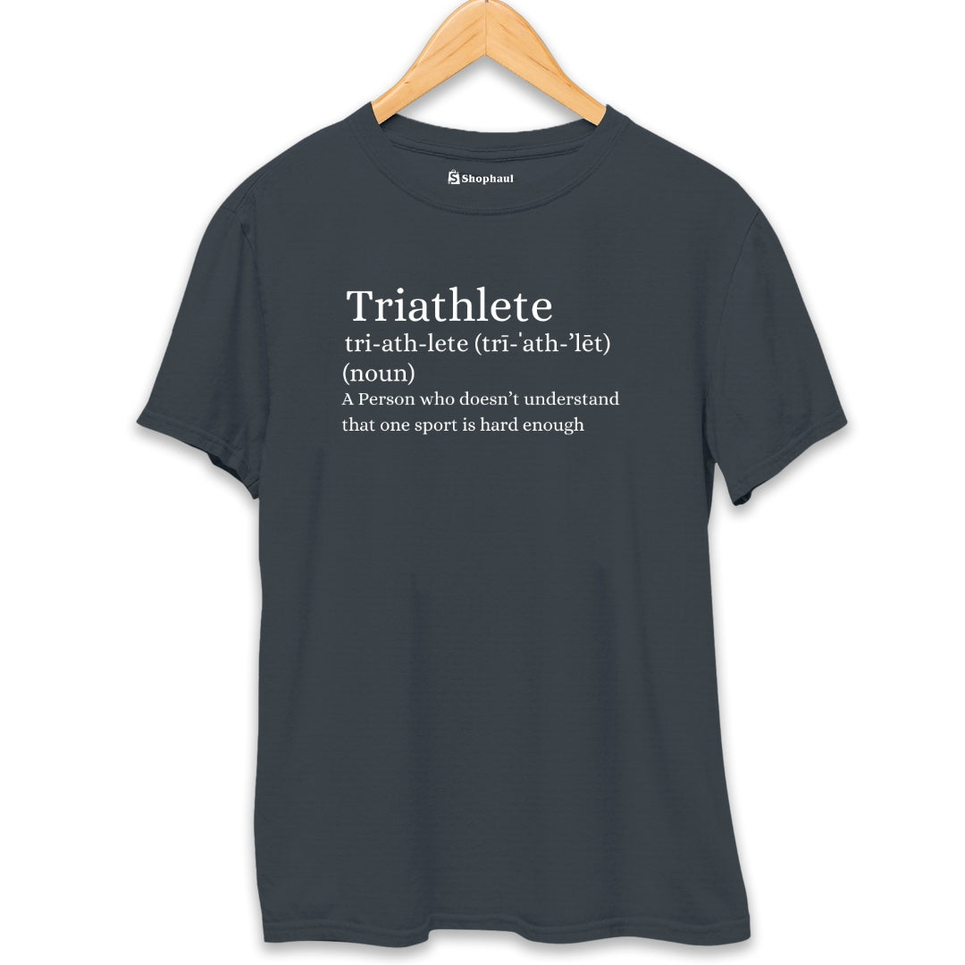 Triathlete T-Shirt  Steel-Grey-XXL