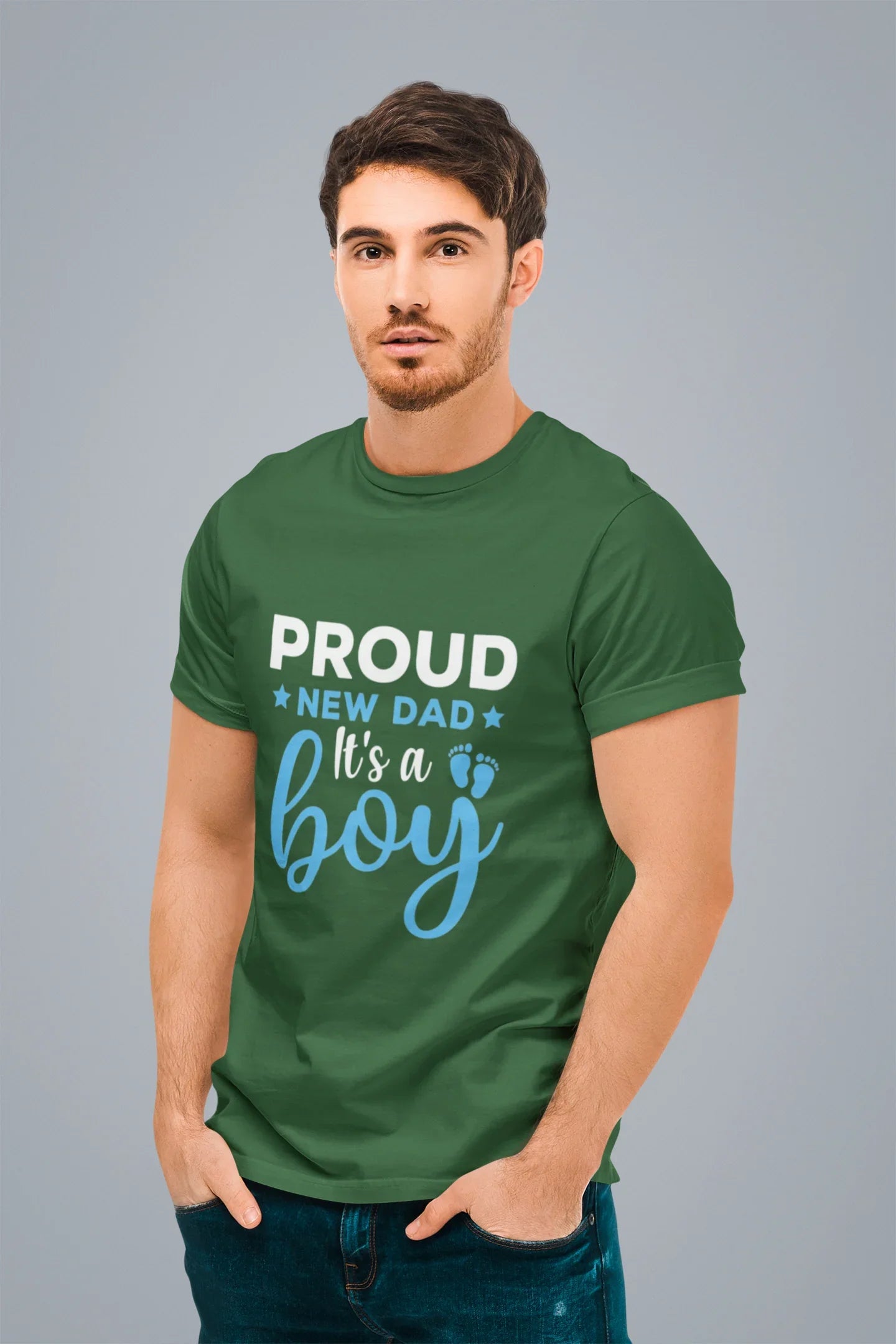 Proud New Dad Baby Boy T-Shirt 