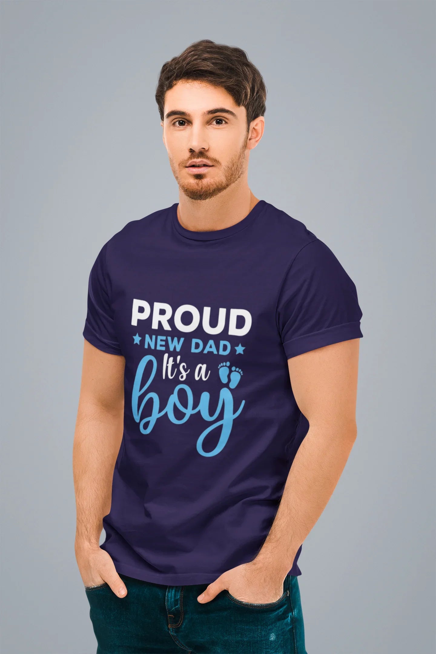 Proud New Dad Baby Boy T-Shirt 