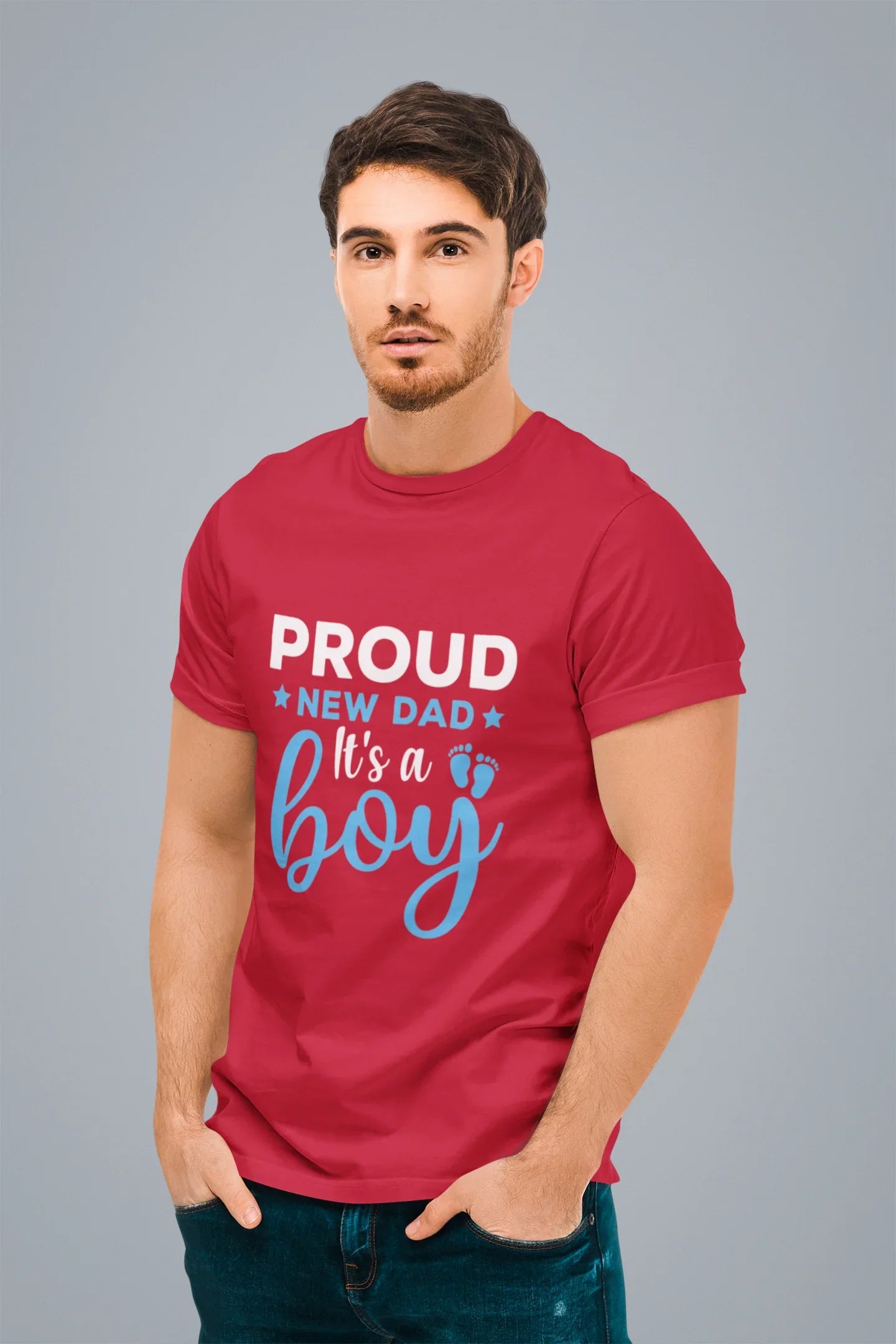 Proud New Dad Baby Boy T-Shirt 