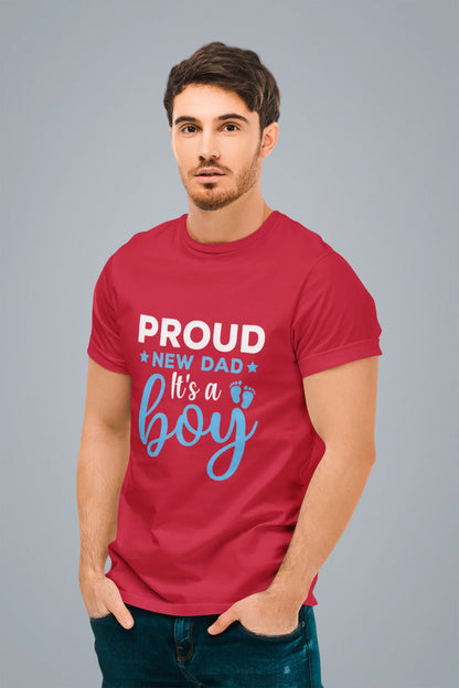Proud New Dad Baby Boy T-Shirt 