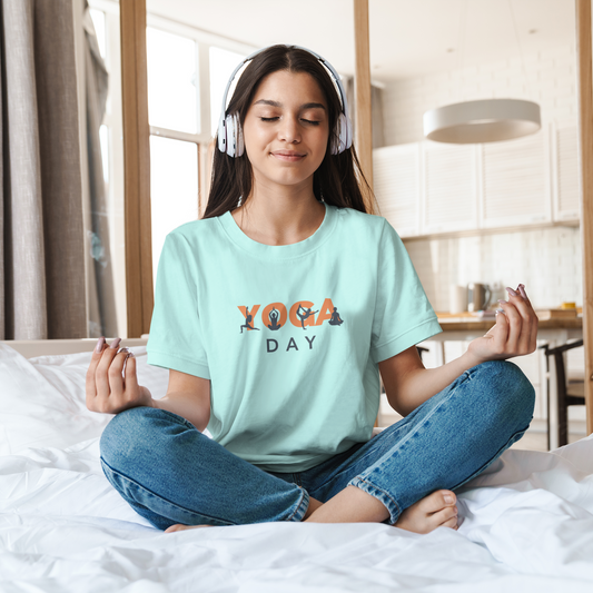 Yoga Day T-Shirt The Shophaul