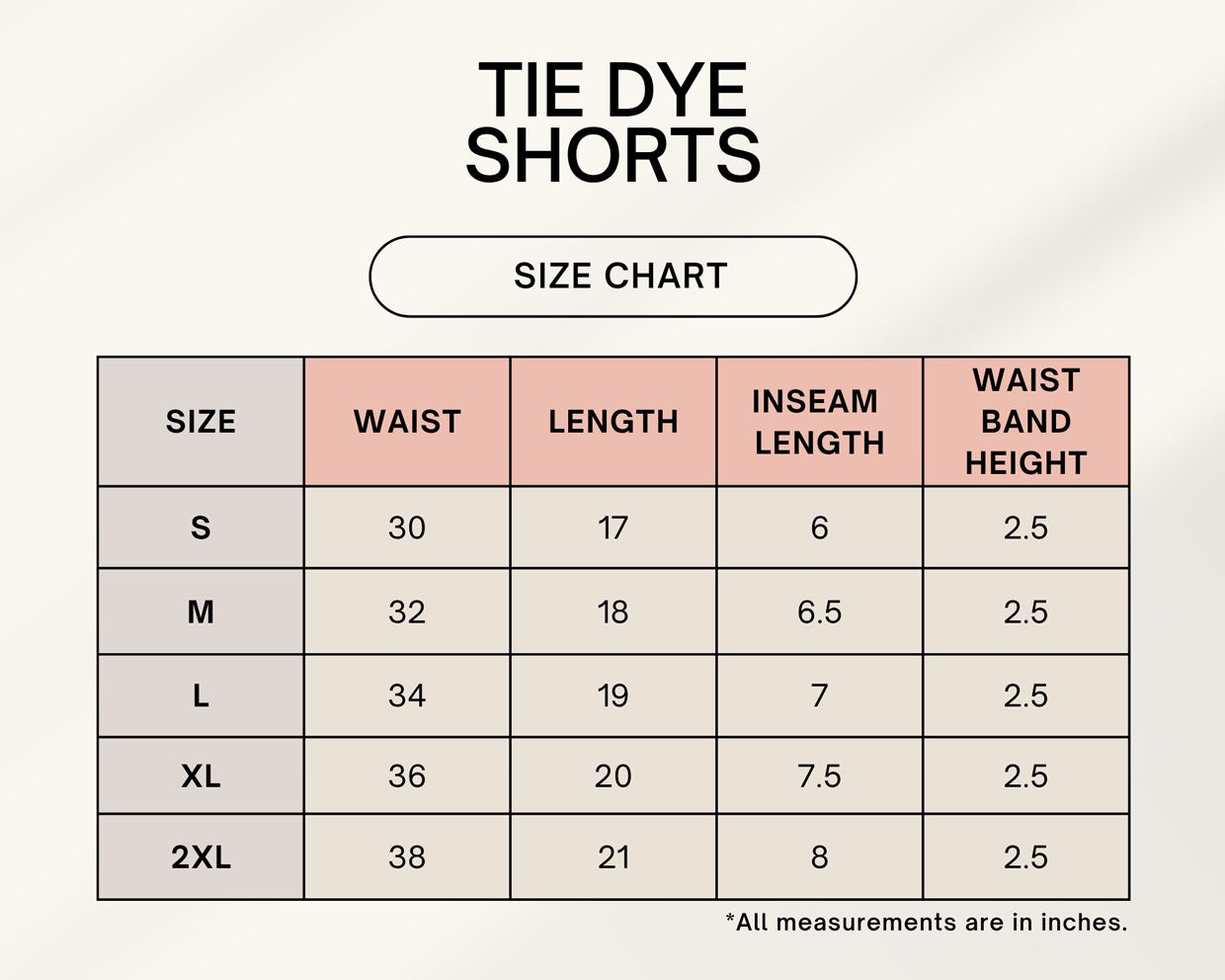 Unisex Tie Dye Shorts - Yellow