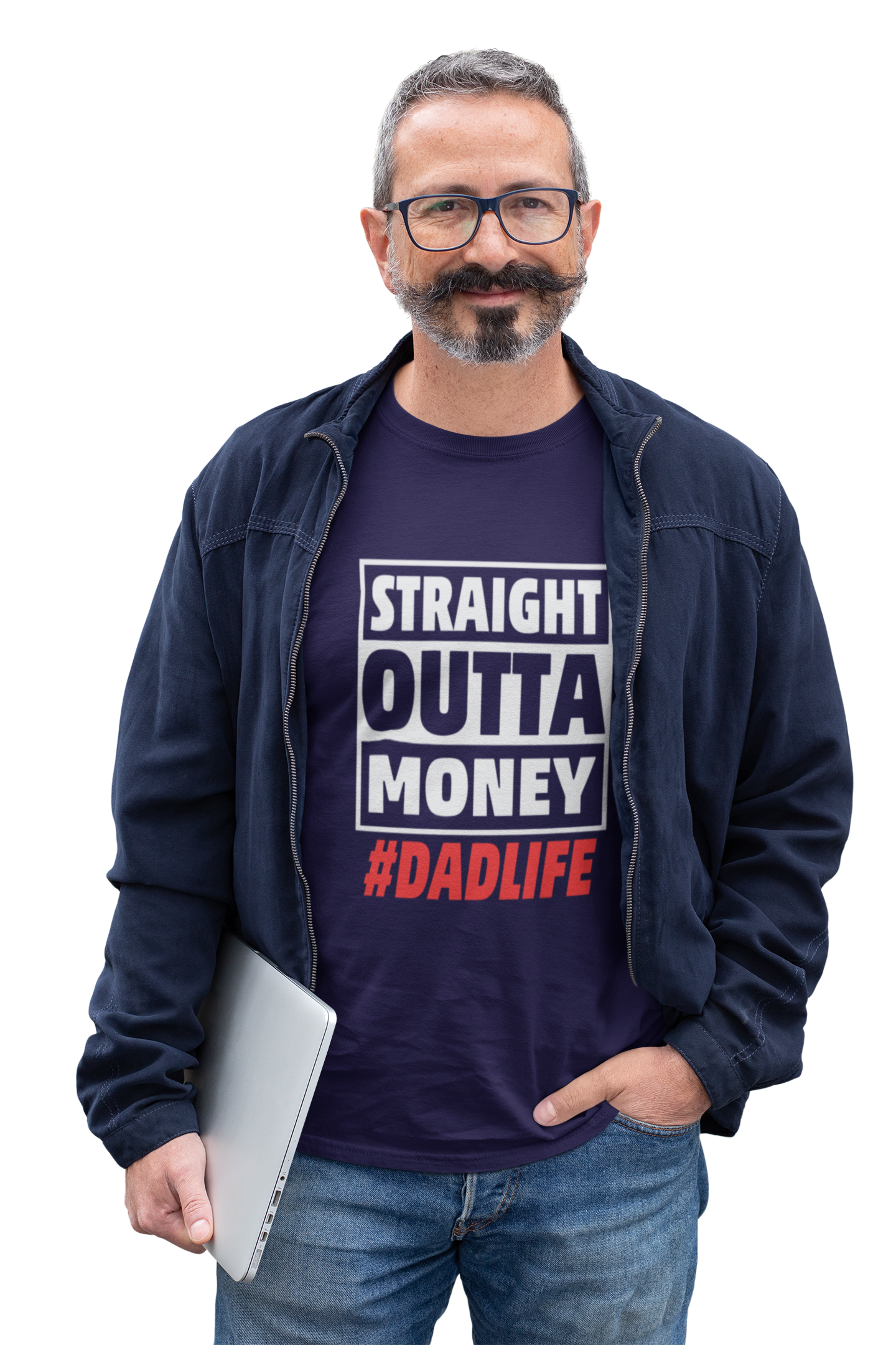 Stright Outta Money Dad T-Shirt The Shophaul