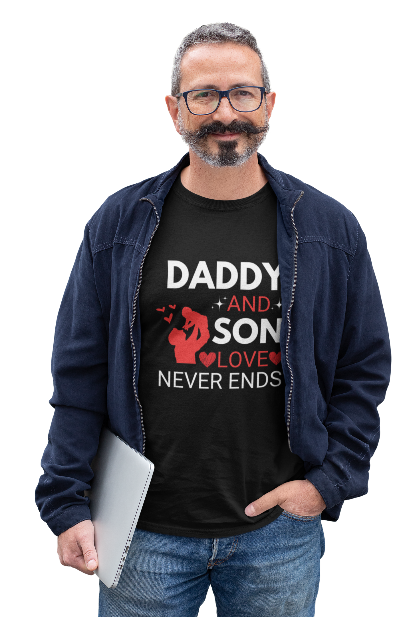 Dad Son Love Never Ends T-Shirt The Shophaul