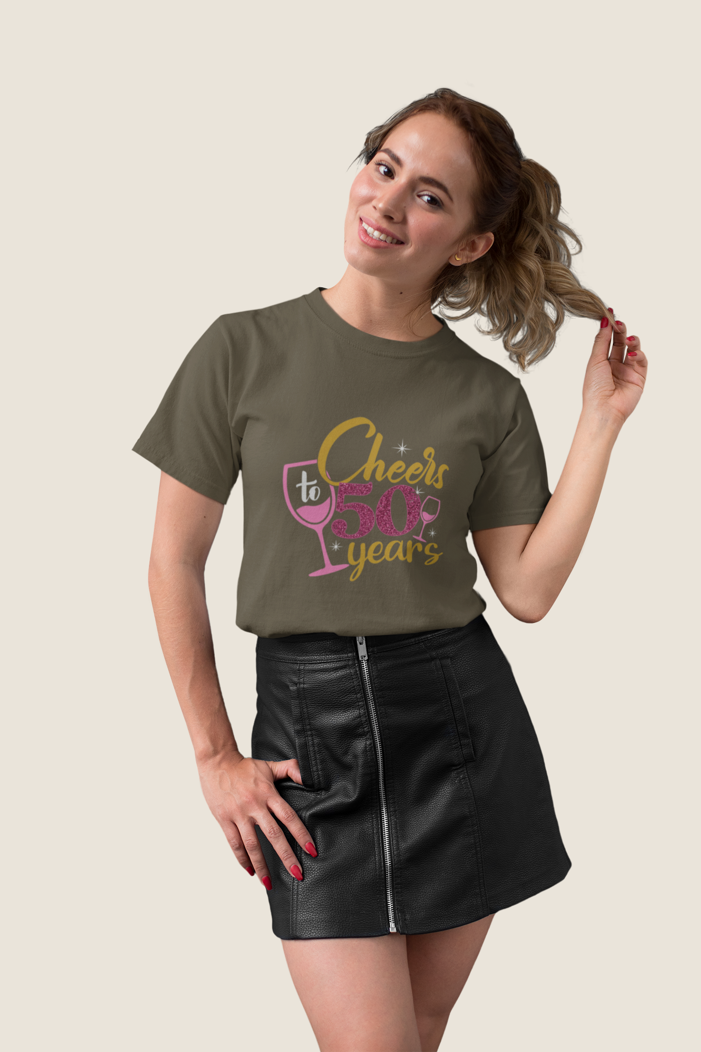 Cheers to 50 Years Birthday Unisex T-Shirt