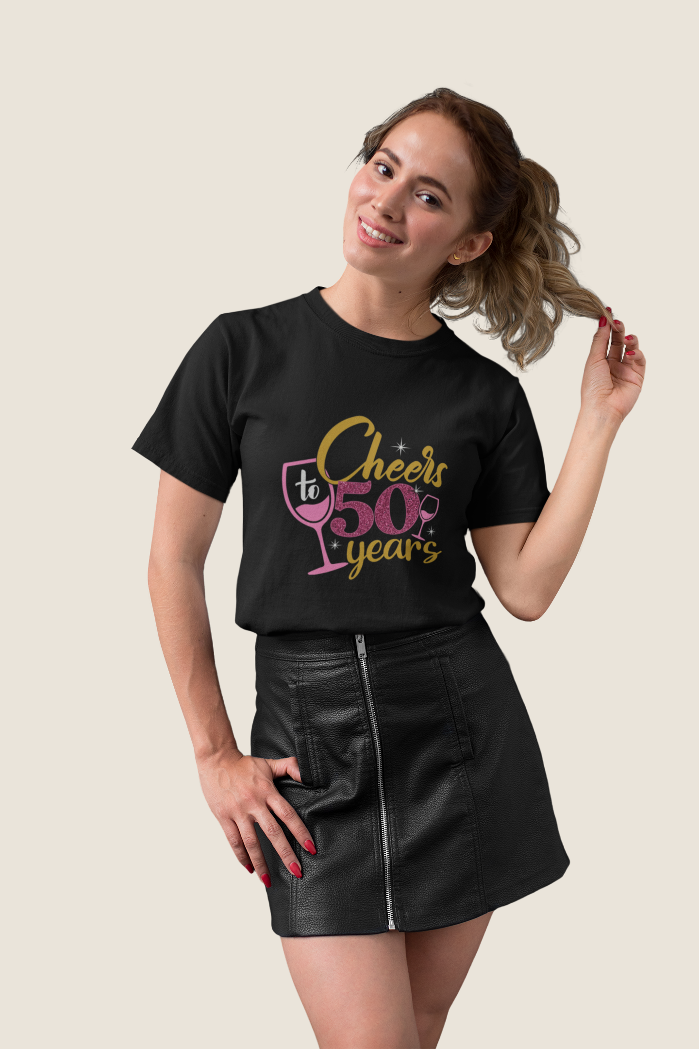 Cheers to 50 Years Birthday Unisex T-Shirt