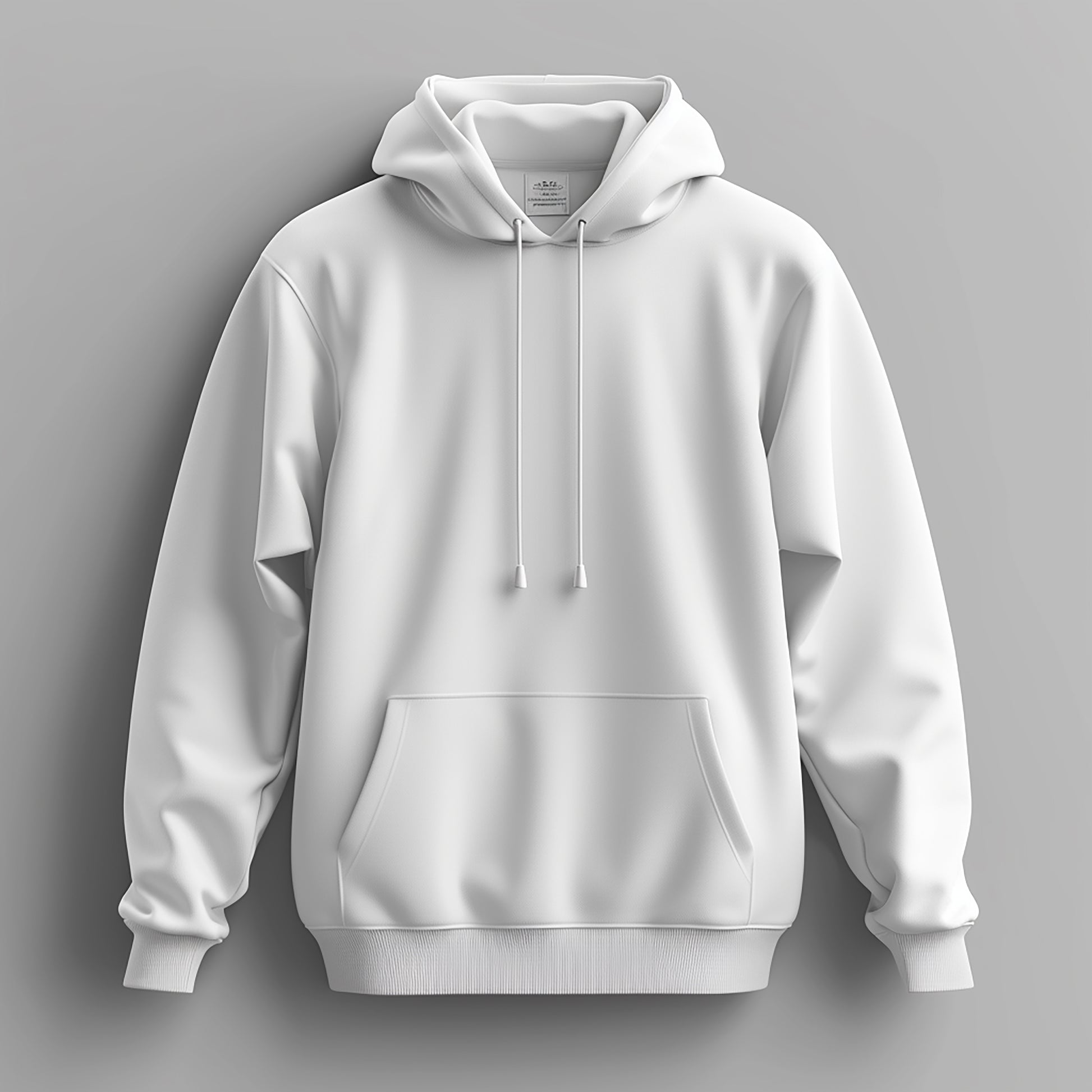 Unisex Plain Hoodie- White - The Shophaul Designs