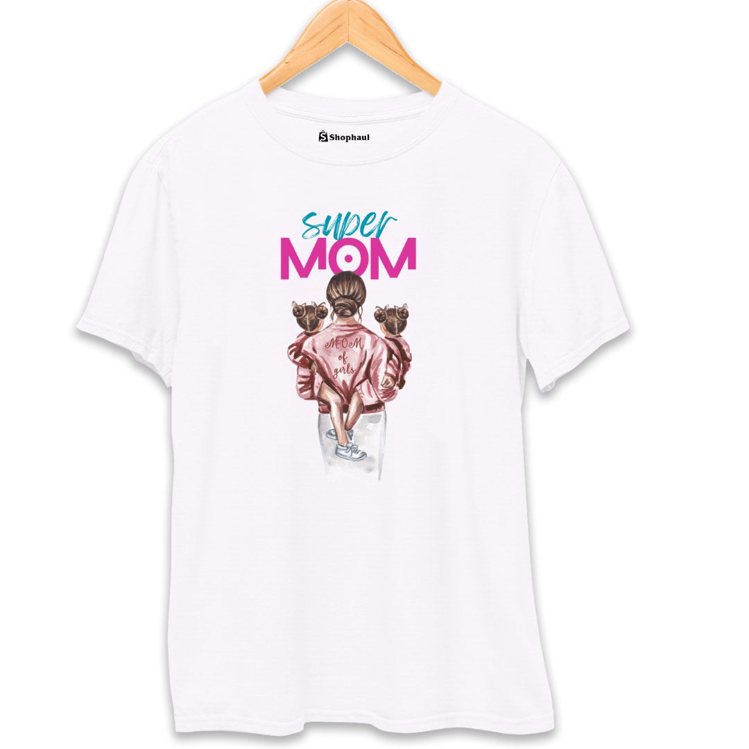 MOM of Girls T-Shirt The Shophaul