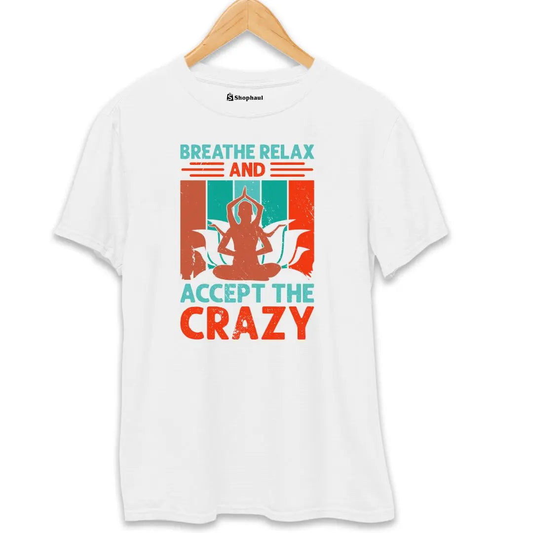 Breath Relax Yoga T-Shirt The Shophaul