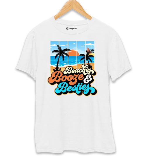 Beach Besties White T Shirt