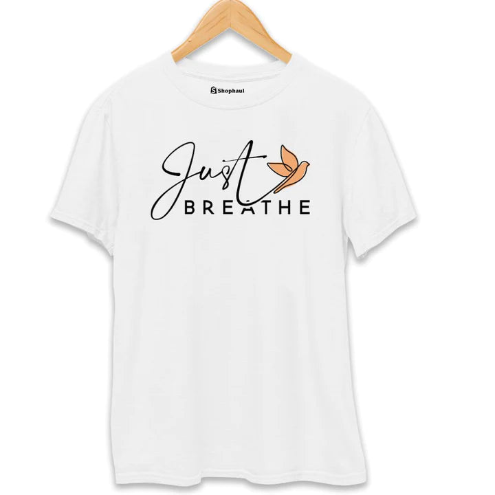 Just Breathe Yoga T Shirt