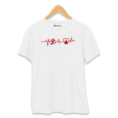 OM Heartbeat Yoga T-Shirt The Shophaul