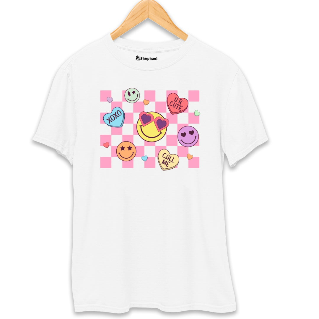 Valentine Smiley T-Shirt The Shophaul