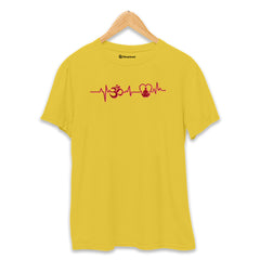 OM Heartbeat Yoga T-Shirt
