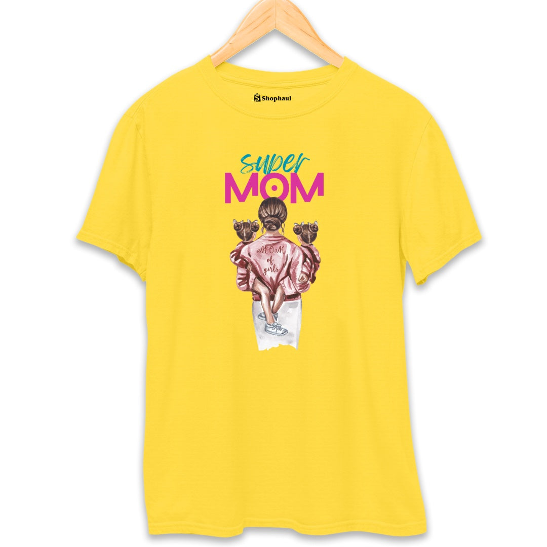 MOM of Girls T-Shirt The Shophaul