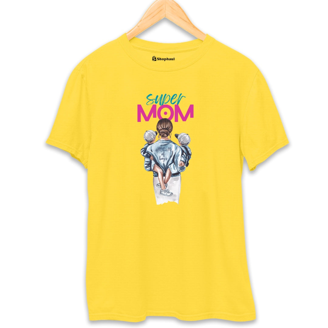 MOM of Boys T-Shirt The Shophaul