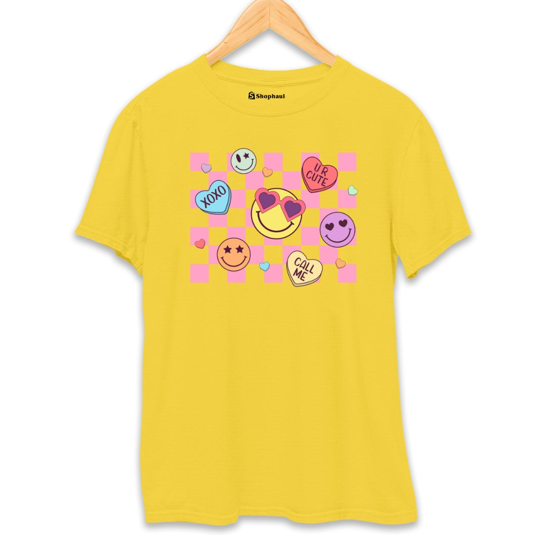 Valentine Smiley T-Shirt The Shophaul