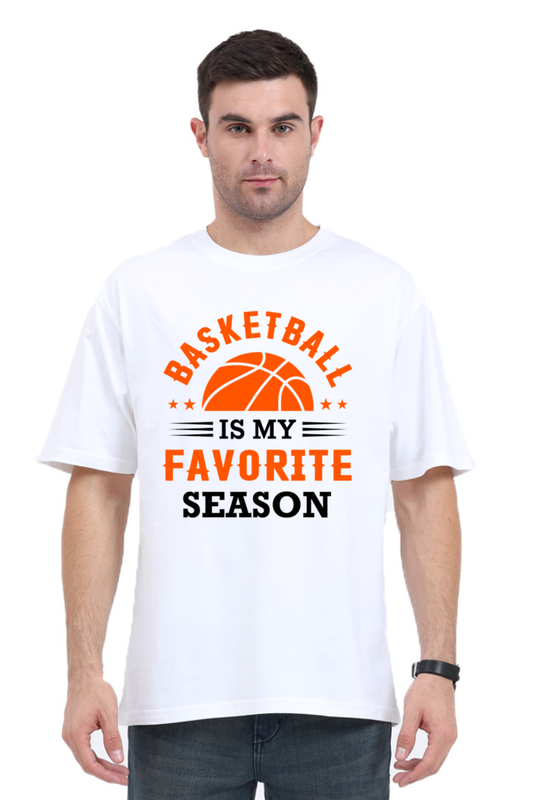 Basketball is my Favorite Season Oversized T-Shirt The Shophaul