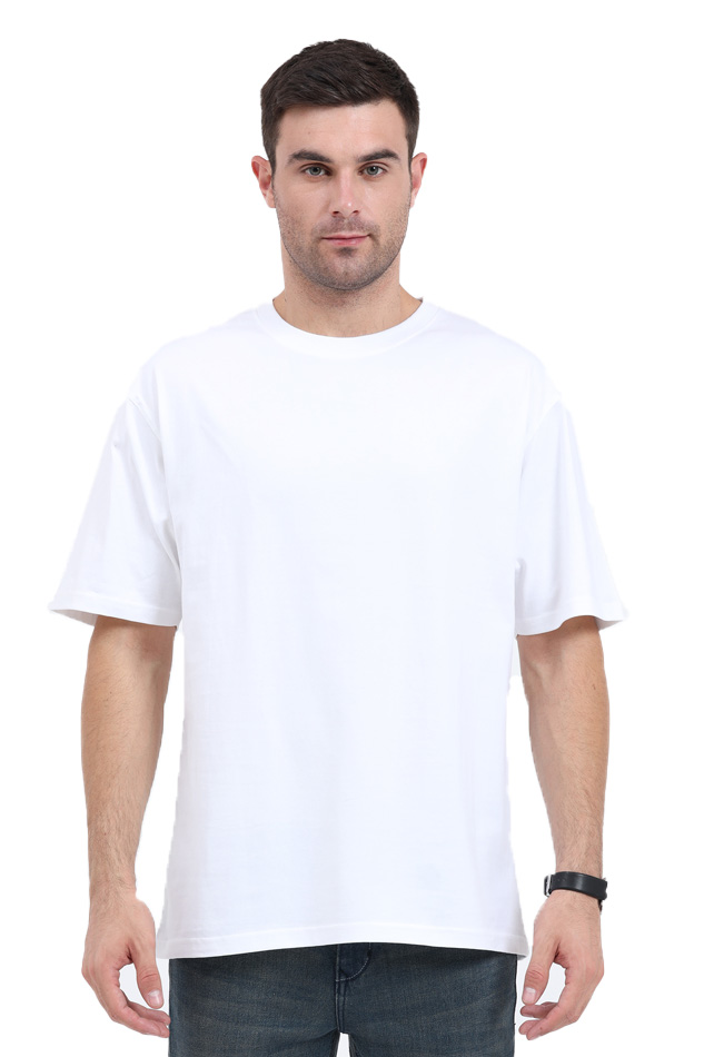 Oversized Classic T-Shirt Plain White The Shophaul