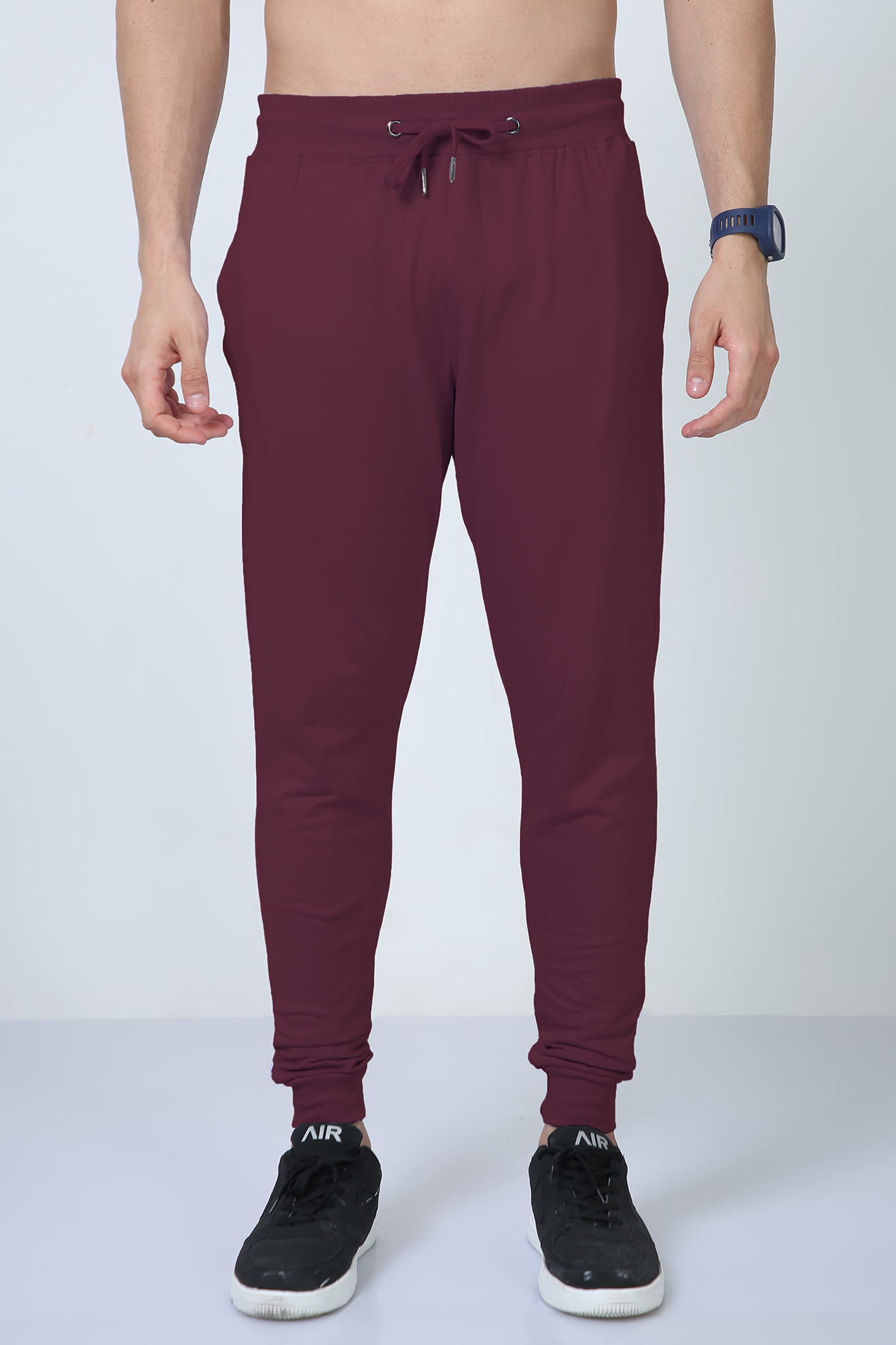 Plain Jogger - Maroon The Shophaul