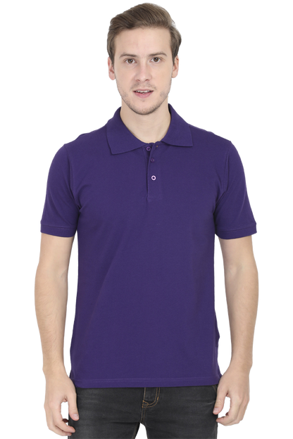 Polo T-Shirt Half Sleeve - Purple The Shophaul