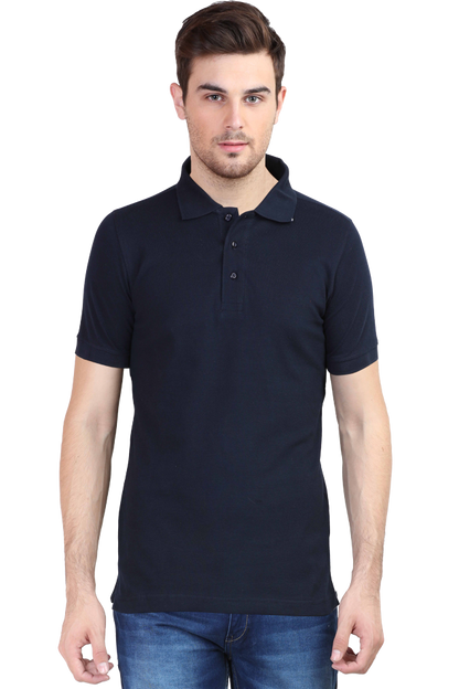 Polo T-Shirt Half Sleeve - Navy Blue The Shophaul