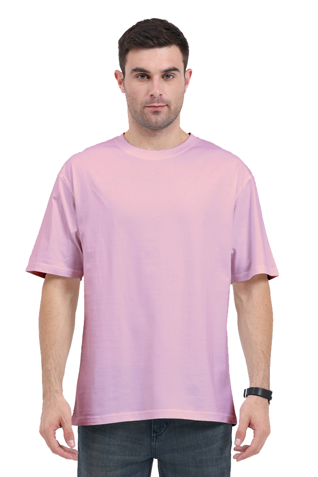 Oversized Classic T-Shirt Plain Light baby Pink The Shophaul