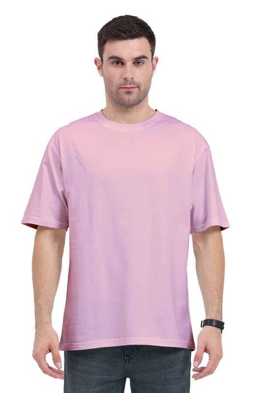 Oversized Classic T-Shirt Plain Light baby Pink The Shophaul