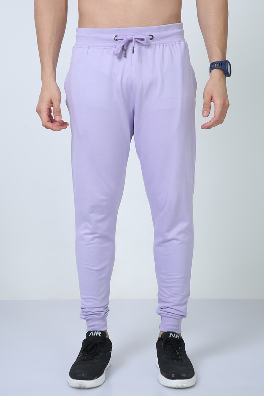 Plain Joggers - Lavender The Shophaul