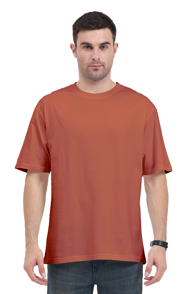 Oversized Classic T-Shirt Plain Coral The Shophaul