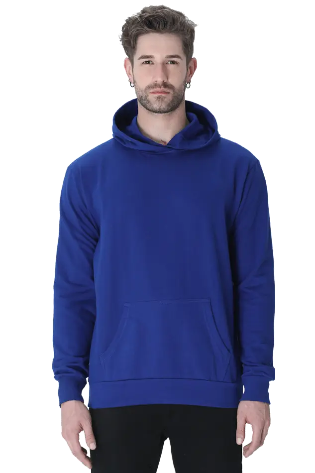 Plain Hooded Sweatshirt - Royal Blue The Shophaul